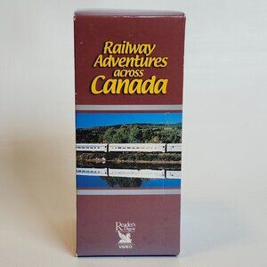 VINTAGE Readers Digest Railway Adventures Across Canada VHS Box Set 3 VHS Tapes